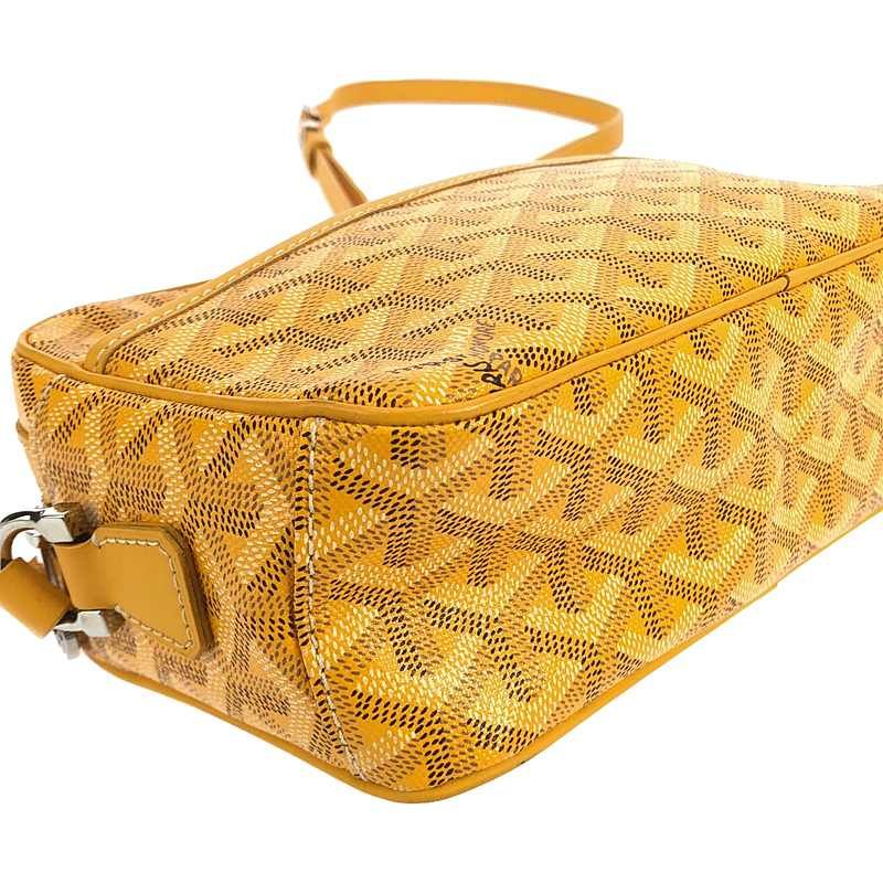 Goyard - Capvert Leather Logo Shoulder Bag - Unisex - Mustard - Ladies