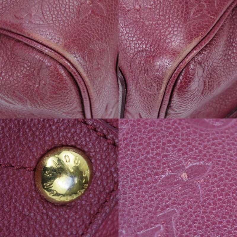 Louis Vuitton Speedy Bandoliere 25 M40764 Monogram Empreinte Purple Aurore 2WAY