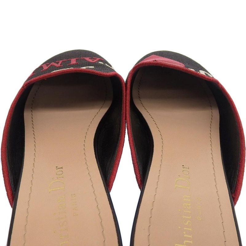 With Box Dior 2019 Item DIOR Amour Heart Mules Sandals 36.5 Women's Price: