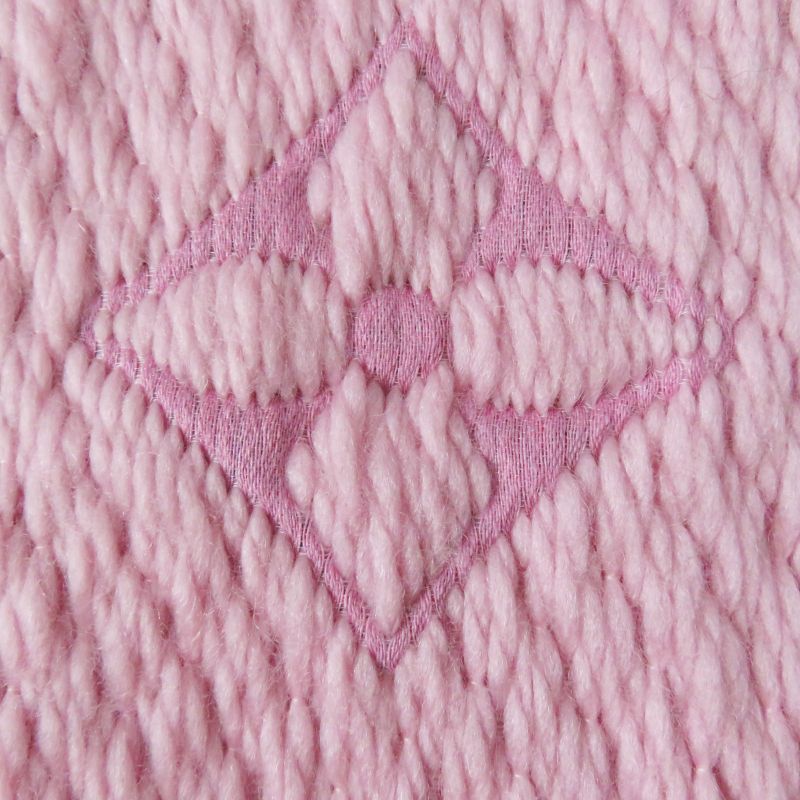 Louis Vuitton M76178 Echarpe Logomania Arafolie Wool Silk Rose