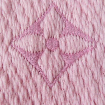 Louis Vuitton M76178 Echarpe Logomania Arafolie Wool Silk Rose