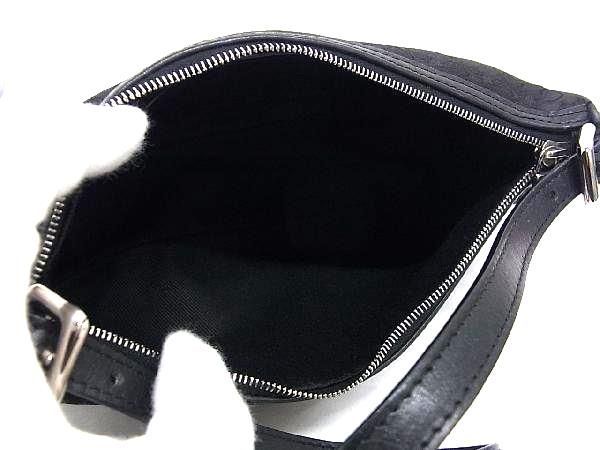 Celine C Macadam Canvas And Leather Handbag Mini Bag Ladies Black