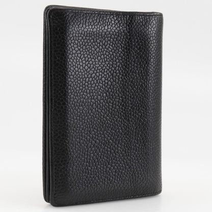 Chanel Coco Mark Card Case Caviar Skin Black Ladies Business Card Holder