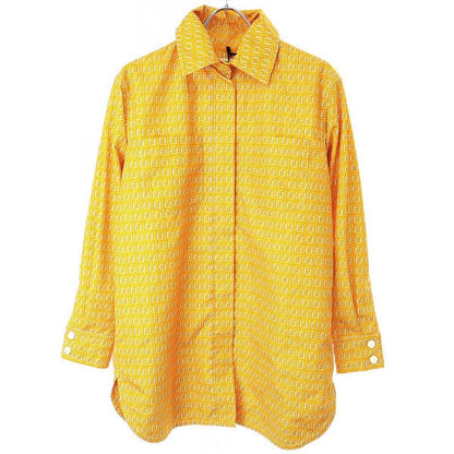 Fendi Ff Nylon Shirt Jacket 12cpc-20-2345 Yellow 38
