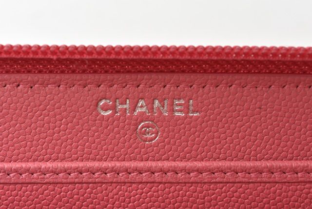 Chanel Wallet Chanel Long Wallet Round Zipper Rose CC Mark Coco Button