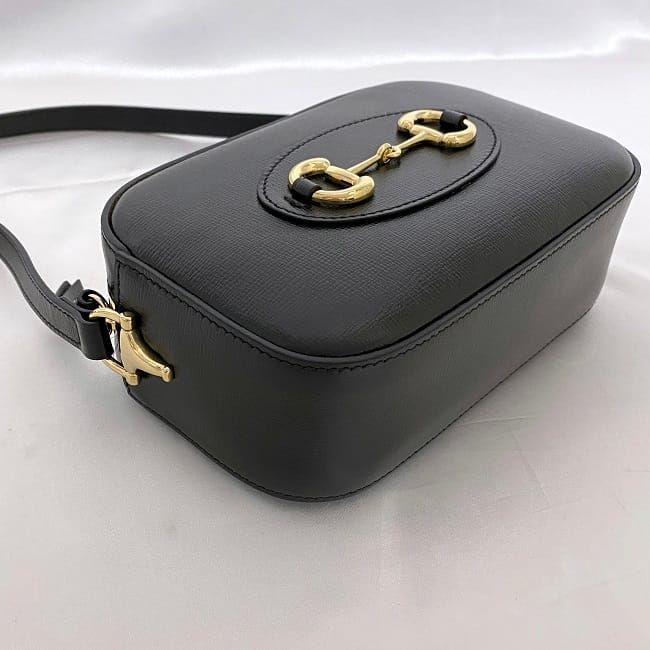 Gucci Shoulder Bag Black Horsebit 7601964