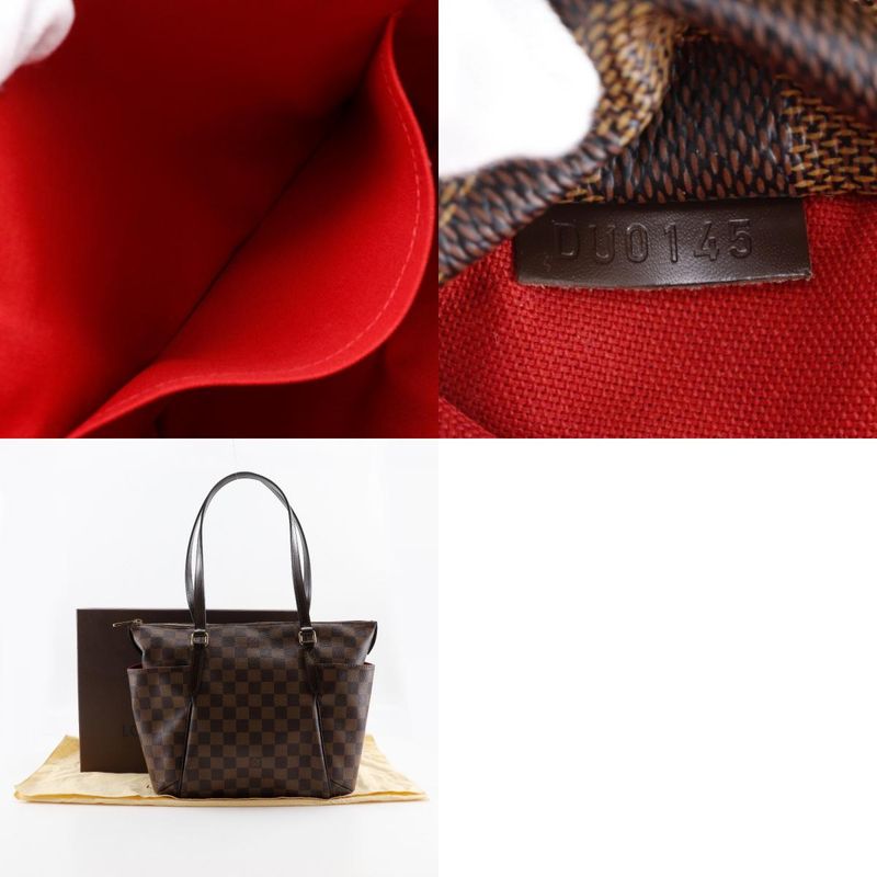 Louis Vuitton Totally PM N41282 Damier Canvas Brown Women's Tote Bag