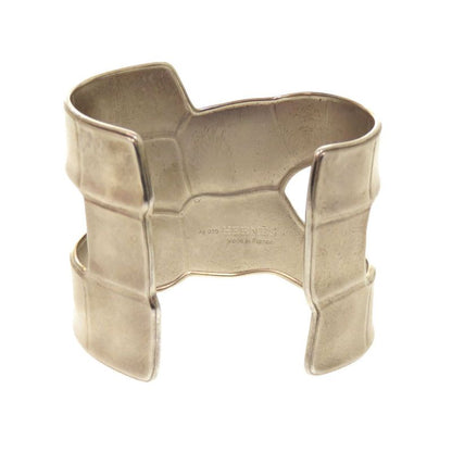 Hermes Memoire Bangle 925 Silver Accessories 1214 Hermes