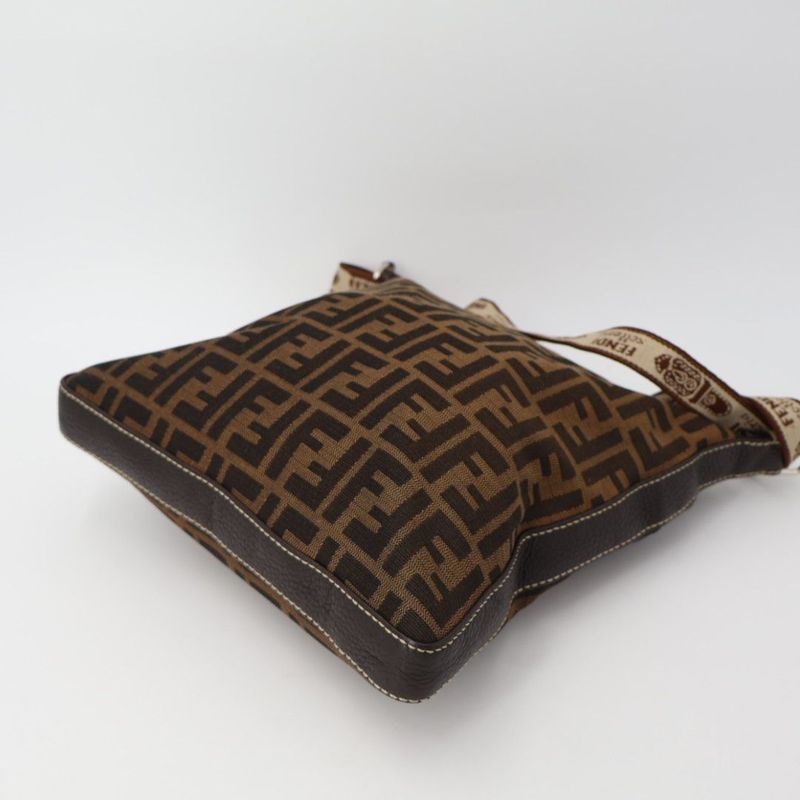 Fendi Zucca Selleria Women's Shoulder Bag