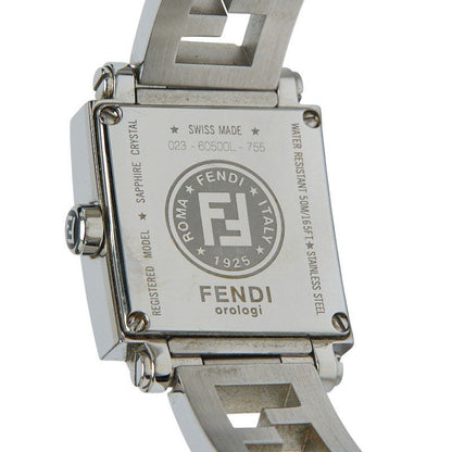 Fendi Quadro Mini 60500l Stainless Steel Ladies Fendi