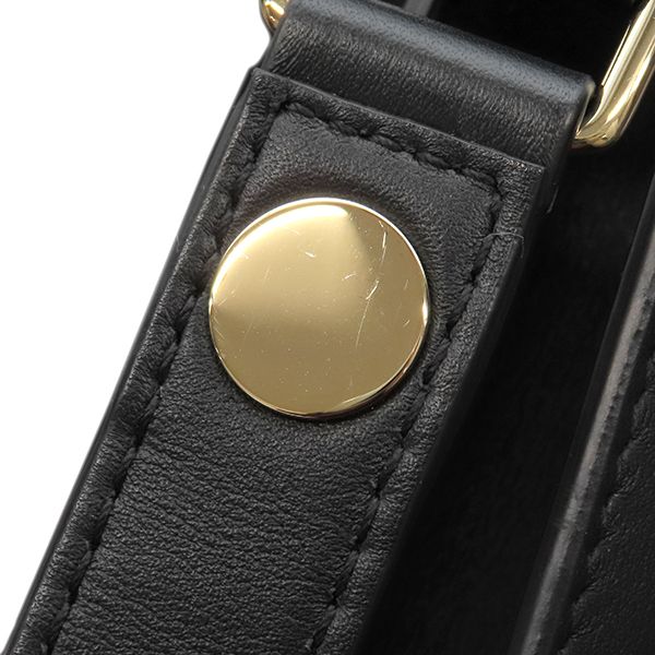 Cartier Shoulder Bag Hobo Bag Sm Leather Black Gold Hardware Must de Cartier