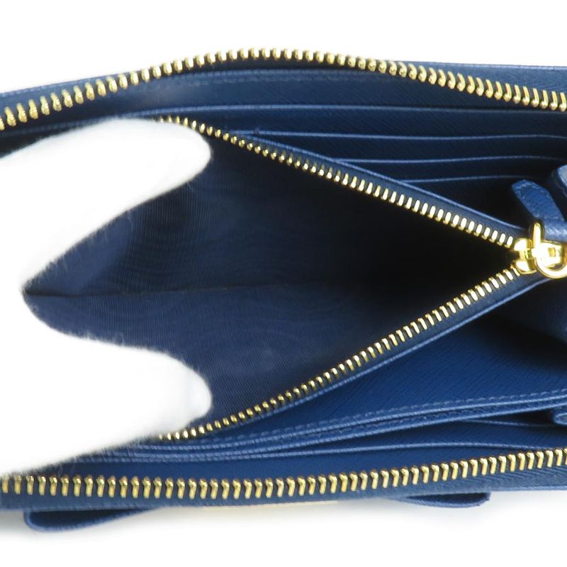 Prada Round Zipper Long Wallet 1ml506