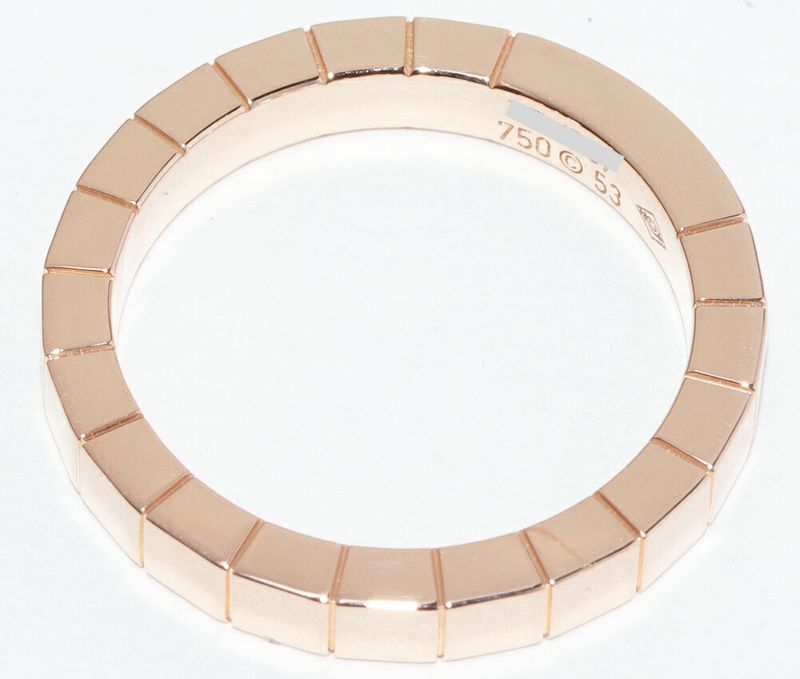 Cartier Rings 18K Pink Gold Lanier Ring Width 3mm (012in) B40483