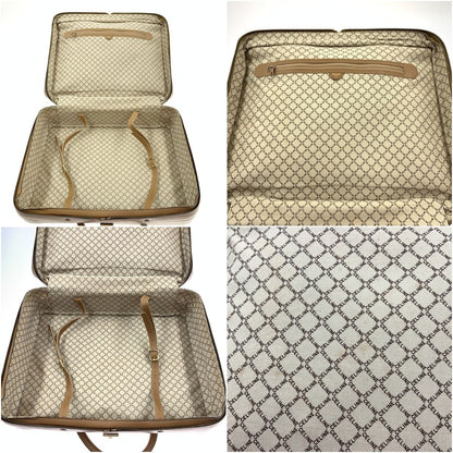Celine Macadam Travel Bag Suitcase Light Brown Delivery As Is