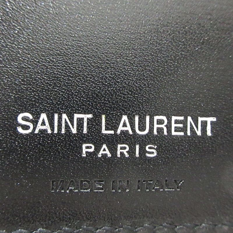 Saint Laurent Paris Wallet - 453276 Black Leather