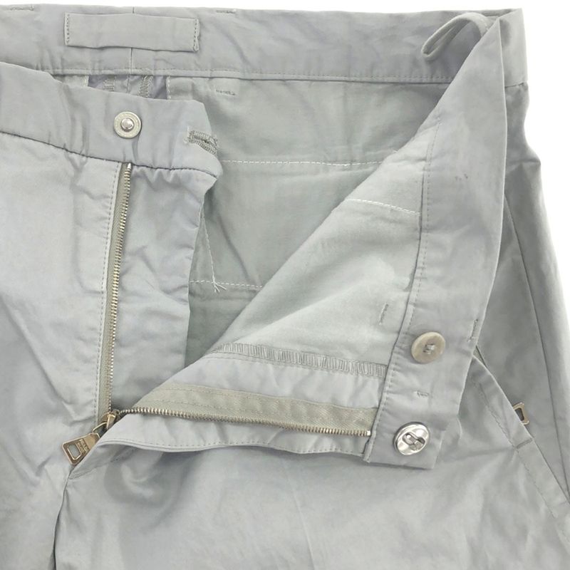 Prada 09ss Cotton Nylon Slack Pants Light Gray S Spd50p