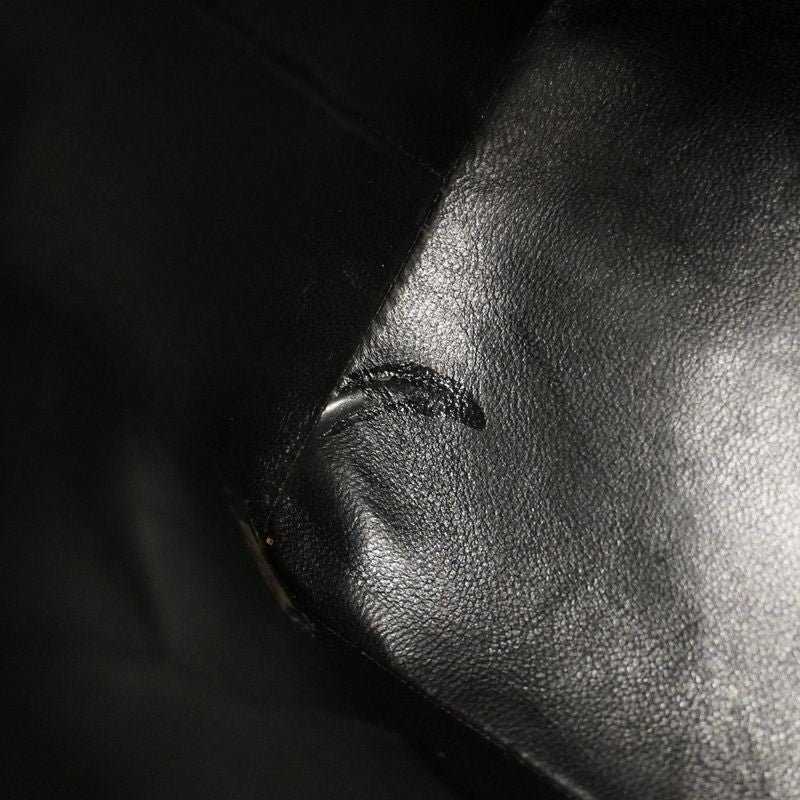 Chanel Tote Bag Revival Tote Caviar Skin Black Gold Hardware Women's