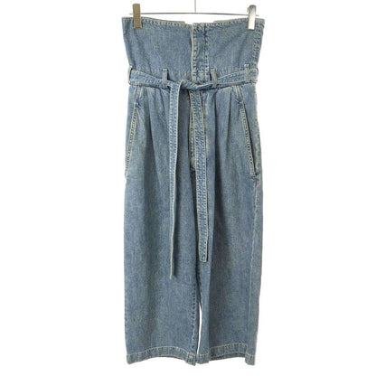 Loewe High Waisted Belted Denim Pants S2292010ib Indigo 36
