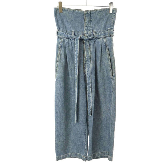Loewe High Waisted Belted Denim Pants S2292010ib Indigo 36
