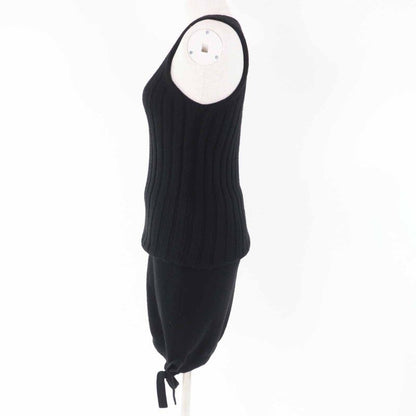 CHANEL Vintage 04A P23861 Cashmere Sleeveless Knit Dress With