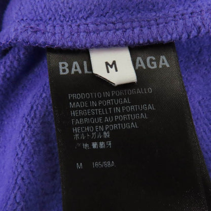 Balenciaga 2021 670946 Bebe 100% Cotton With Stone Hooded Hoodie Purple M
