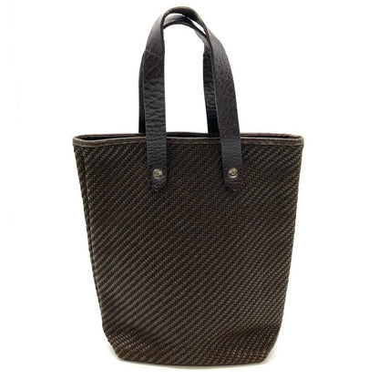 Hermes Amedava Diago PM Tote Bag Leather Polyester Brown Women