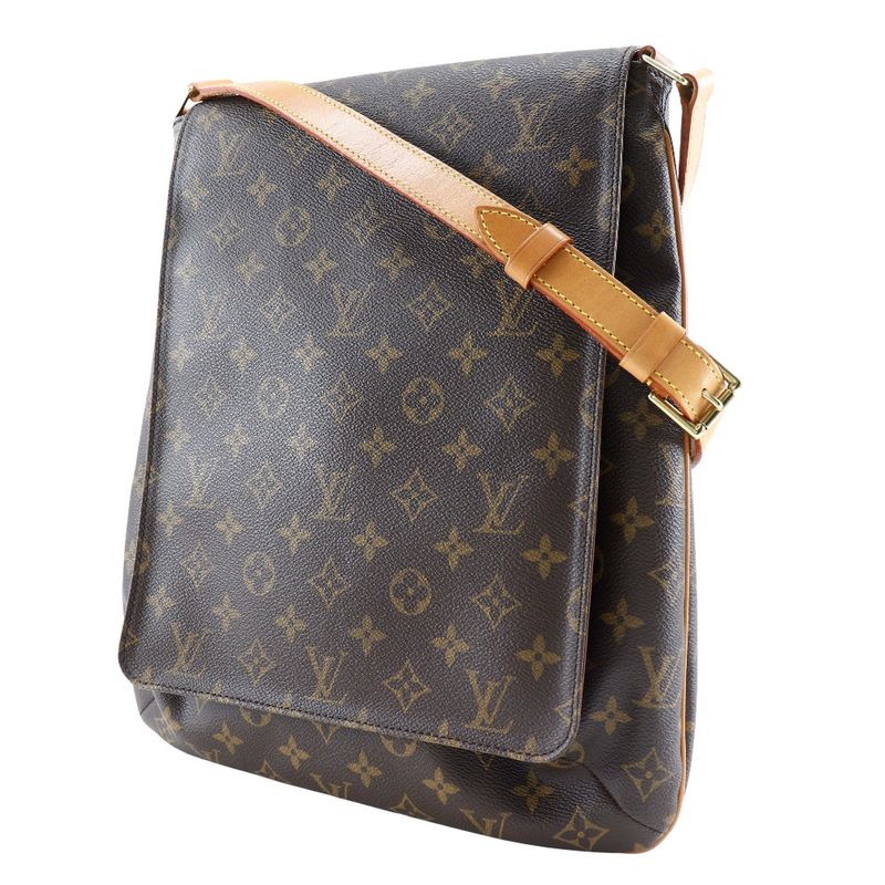 Louis Vuitton Musette M51256 Monogram Canvas Brown As0011 Ladies Shoulder Bag