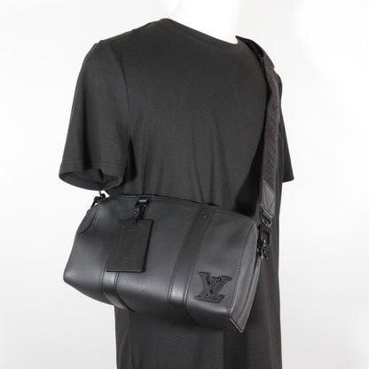 Louis Vuitton City Keepall LV Aerogram Mini Boston M59255 Calf Noir Black Men's