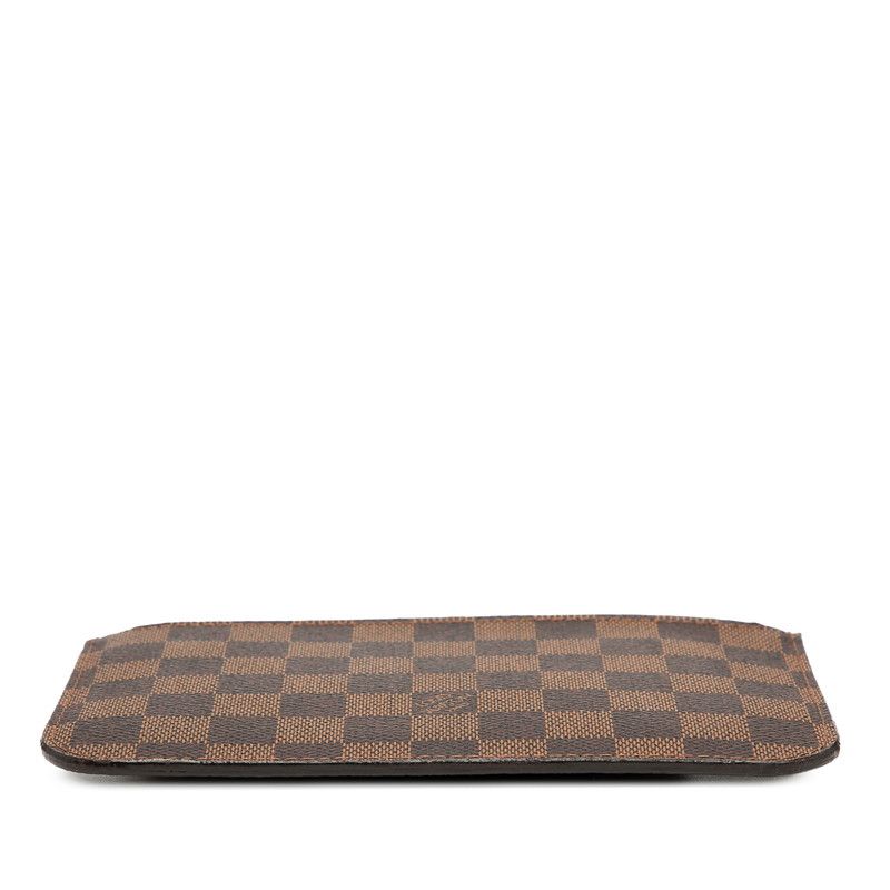 Louis Vuitton Damier Neverfull PM Attached Brown PVC Leather Women Louis Vuitton