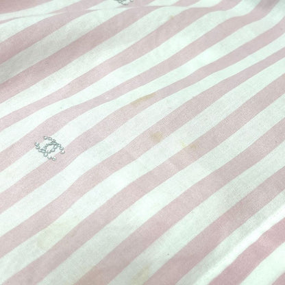 Chanel Short Sleeve Shirt Coco Beach Stripe P76220 Cotton Pink