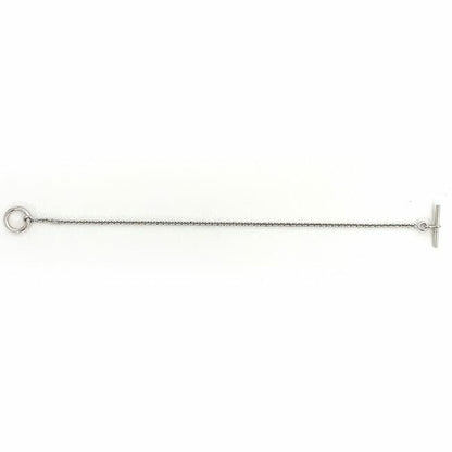 Hermes Bracelet Mini Chaine D'ancre Chain White Gold WG