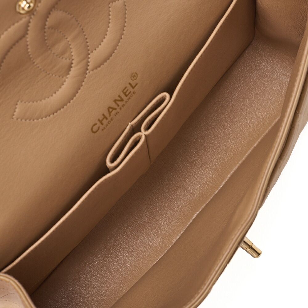 Chanel Shoulder Bag Matelasse Double Flap 25cm (984in) Chain Shoulder Lambskin