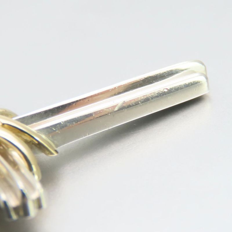 Tiffany & Co Necklace Signature Cross Silver 925 18K Yellow Gold Approx 8.0g