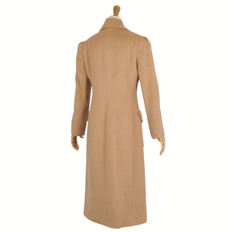 Celine Coat Long Coat Stainless Steel Collar Coat Balmain