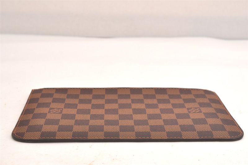 Louis Vuitton Damier Neverfull Pouch Wallet Clutch Bag LV 3392n