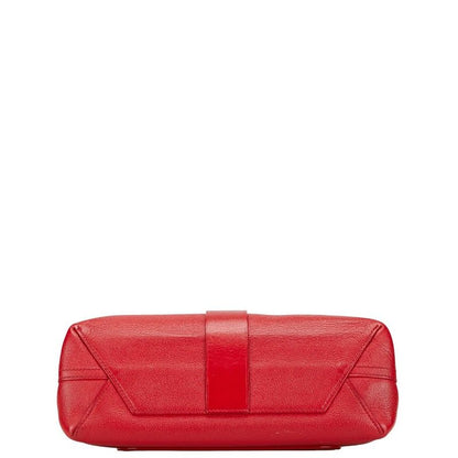 Louis Vuitton Monogram Very Handbag Shoulder Bag 2WAY M42905 Red Brown Leather