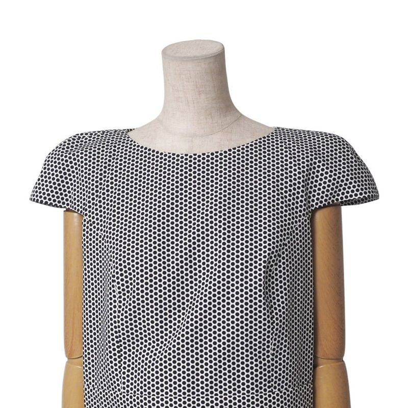 Chanel Setup Size 38 P60 CC Logo Coco Mark Button Short Sleeves Blouse Full