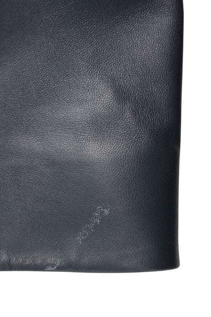 Prada Ups604 S231 13CR Gabardine Nappa Leather Jacket Men's 48