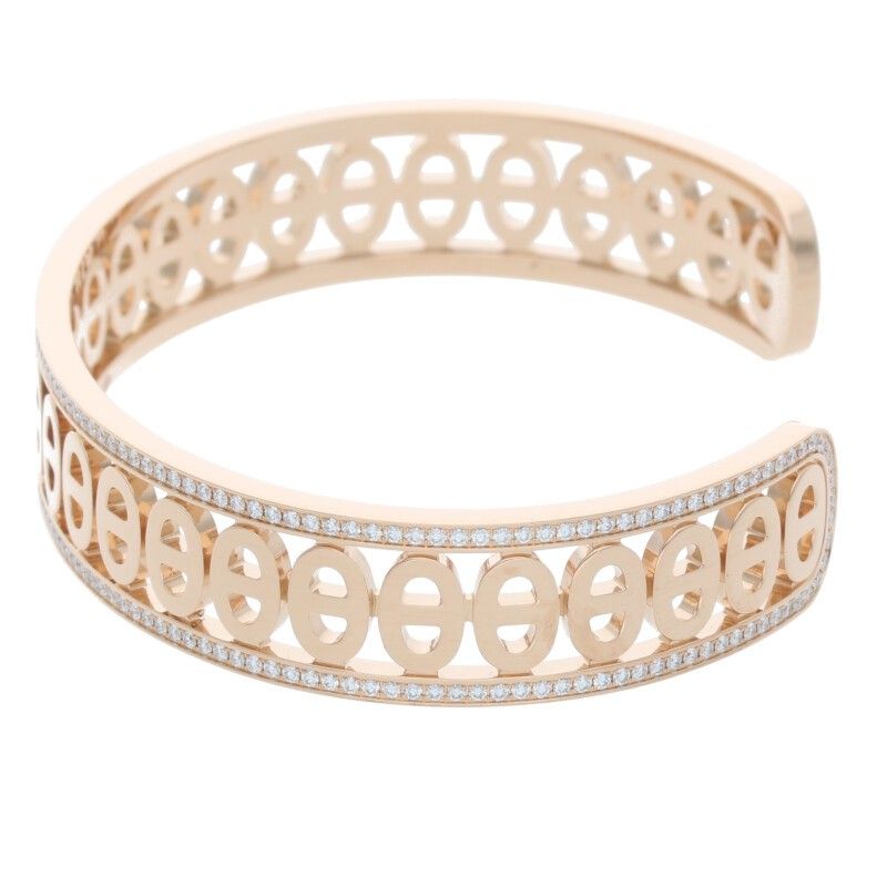 Hermes Chaine D'ancre Divine Chaine D'ancre Divine Bangle Bracelet Women SH