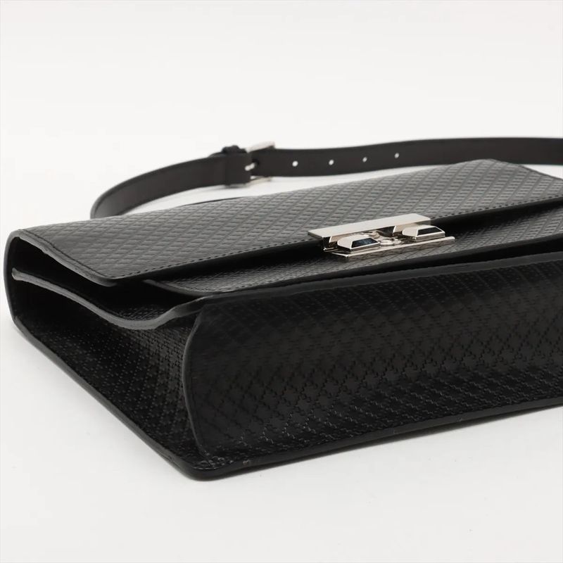 Gucci Diamante Leather 2WAY Shoulder Bag Crossbody Messenger Business Commute