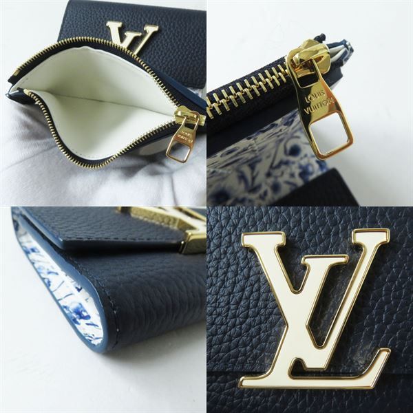 LV Louis Vuitton M82046 Ladies Portefeuille Capucines Compact Wallet