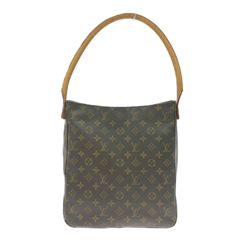 Louis Vuitton M51145 Monogram PVC Looping GM Shoulder Bag Brown 455877 Shoulder