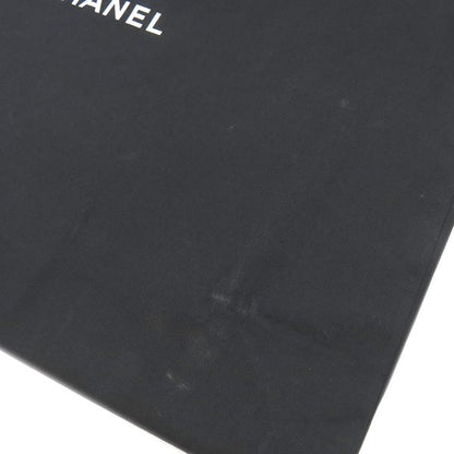 Chanel Deauville Tote MM Fabric Leather Besh Gold Hardware Shoulder Bag Chain