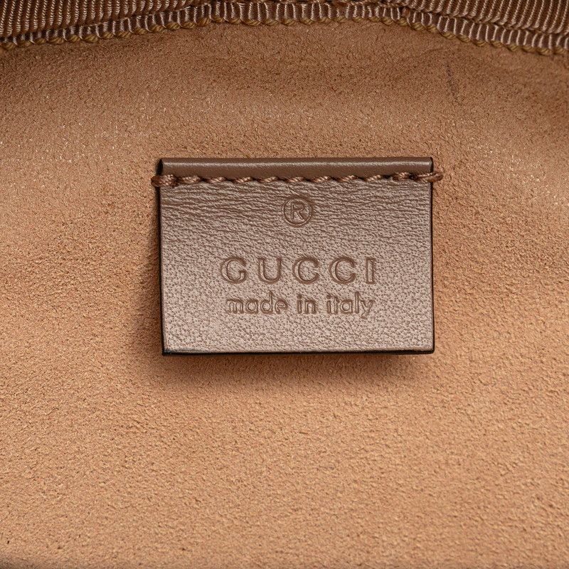 Gucci GG Marmont Quilted Backpack 598594 Beige Leather Women Gucci