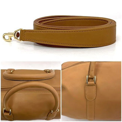 Gucci 2-Way Boston Bag Camel Brown