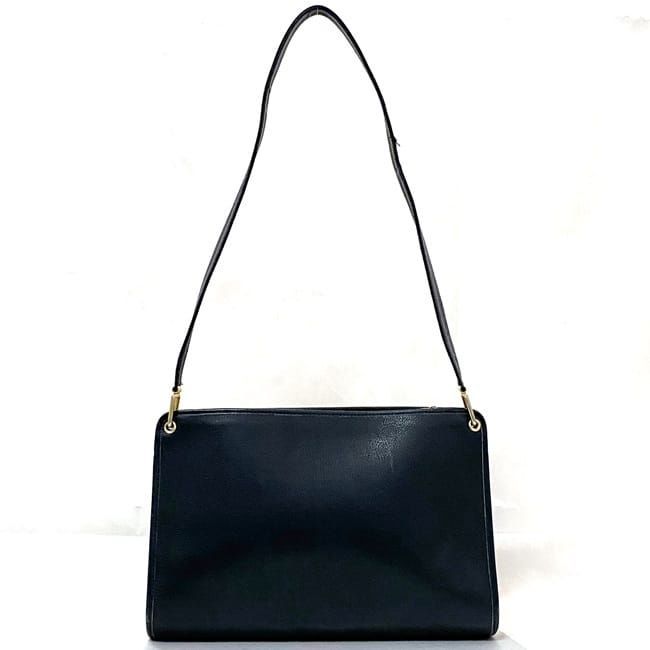 Christian Dior Semi Shoulder Bag Ec21624 Navy