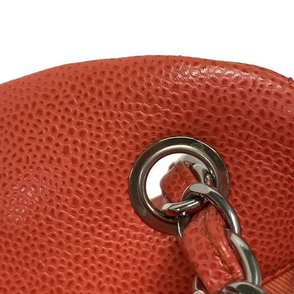 Chanel Shoulder Bag Mademoiselle Beauring Bag Coral Chain Shoulder/silver