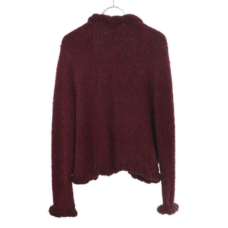 Bottega Veneta Slim Fit Cardigan Jacket 744371 V2r80 Red S