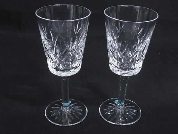 Tiffany & Co Tiffany & Co Faceted Pair Of Glasses Wine Glasses Tableware