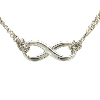 Tiffany & Co Necklace Infinity Silver 925 Approx 6.0g Silver Pendant W Chain